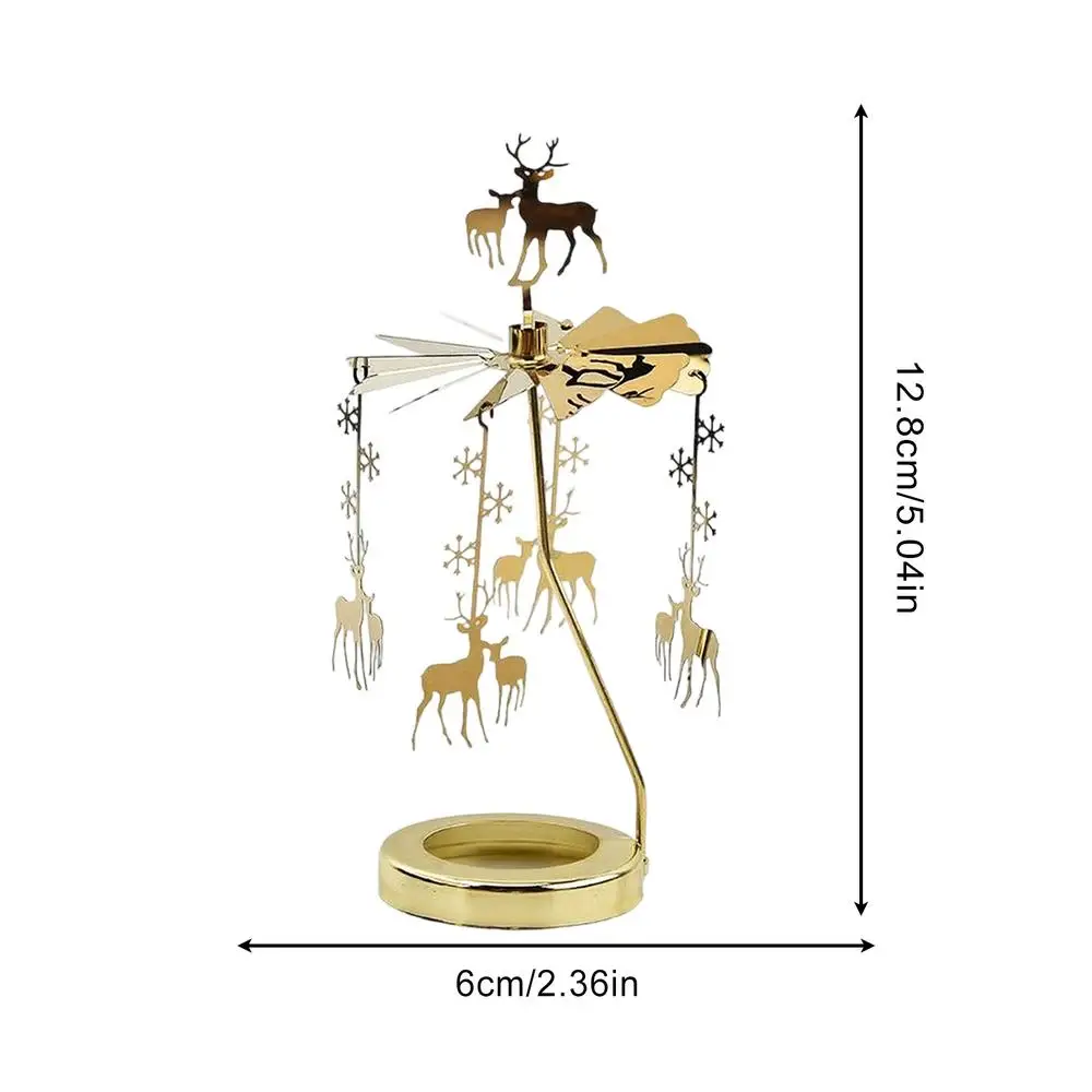 

Золотые вращающиеся подсвечники