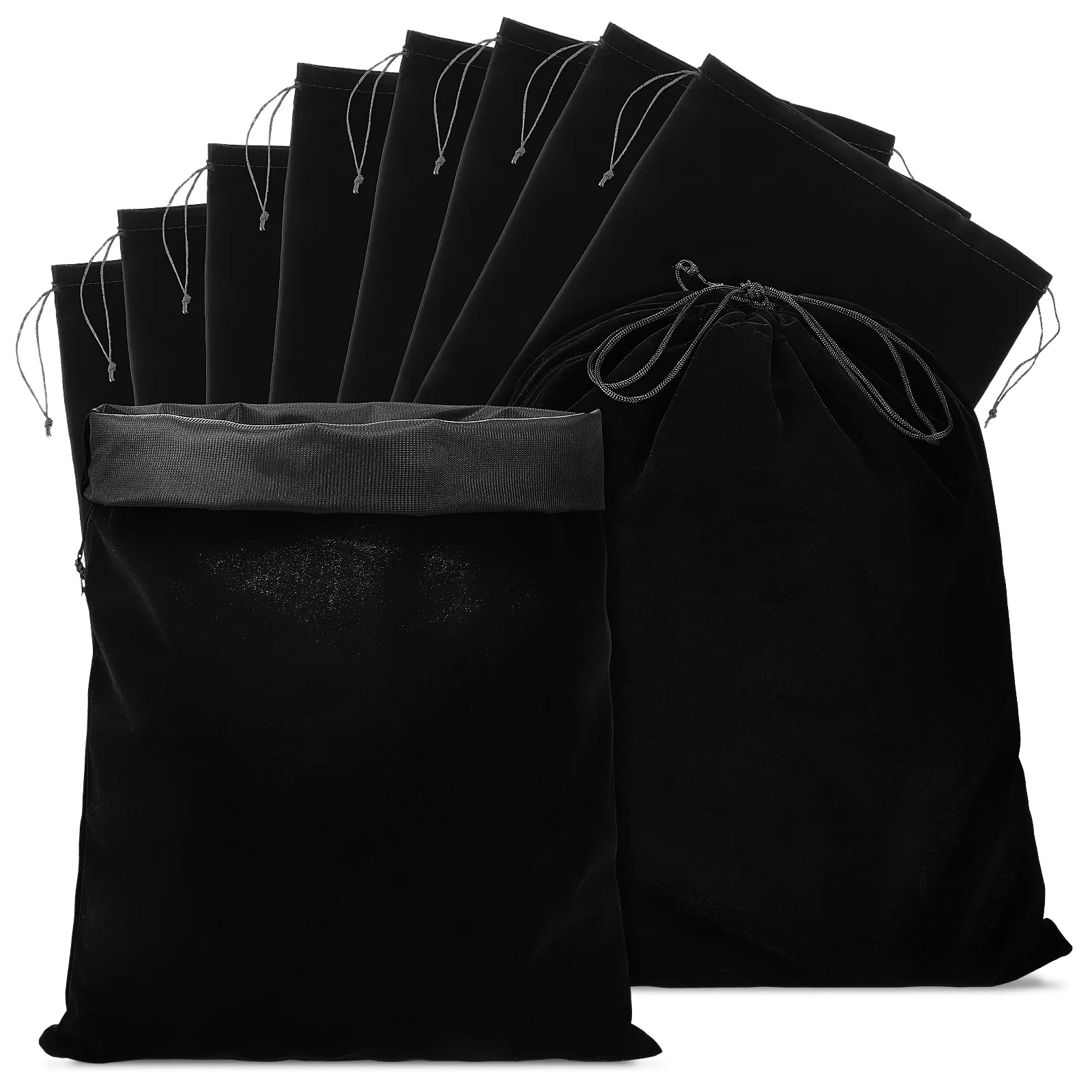 

10pcs Storage Pouches Gift Packing Bags Drawstring Large Capacity Sundries Pouches