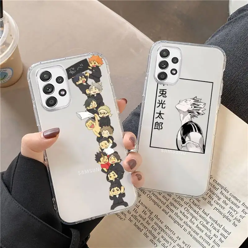 

Anime Oya Haikyuu Phone Case Transparent For Huawei P20 P30 P40 honor mate 8X 9X 10i Pro Lite