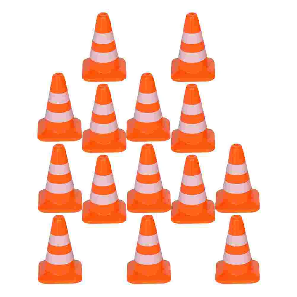 

Cones Traffic Mini Road Cone Roadblock Toy Sign Signs Construction Toys Kids Miniature Play Simulation Safety Orange Training