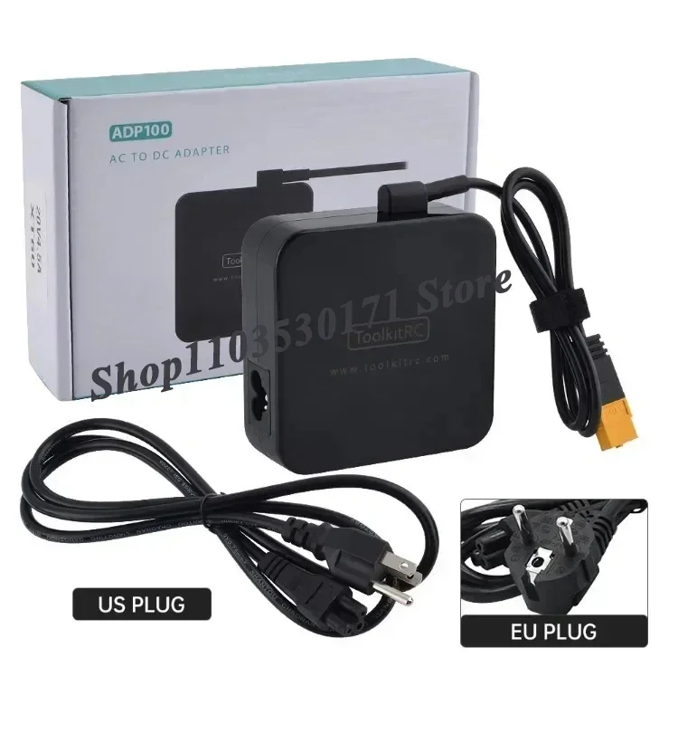 ToolKitRC ADP100 Блок питания 100 Вт 20 В с выходной адаптером XT60 для ISDT Q8 Q6 GT Power Hota HTRC SkyRC