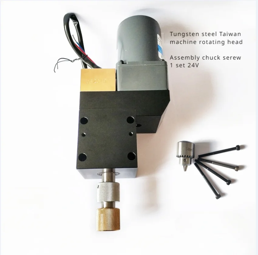 Вращающаяся головка EDM Taiwai с двигателем для малогабаритного сверлильного станка