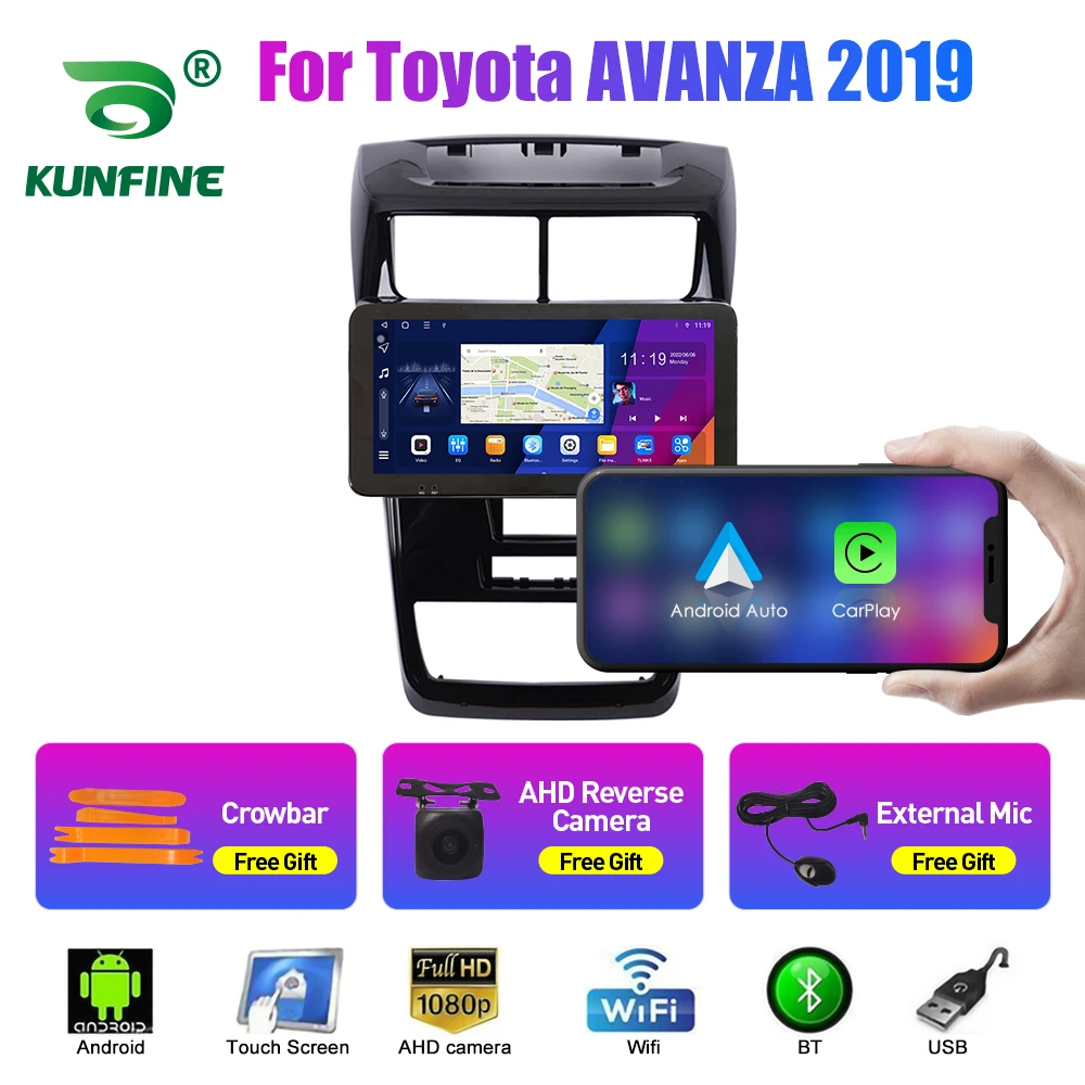

10.33 Inch Car Radio For Toyota AVANZA 2019 2Din Android Octa Core Car Stereo DVD GPS Navigation Player QLED Screen Carplay