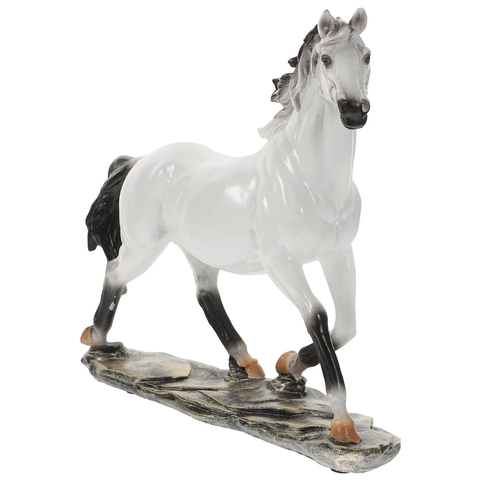 

The Office Desk Decor Chinese Horse Statue House Ornaments Animal Decoration Toy Costume