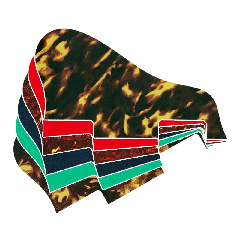 

5pcs Custom Guitar Parts -For Left Hand ES 335 Jazz Archtop Guitar Pickguard Scratch Plate No Hole,Multi Color Choice