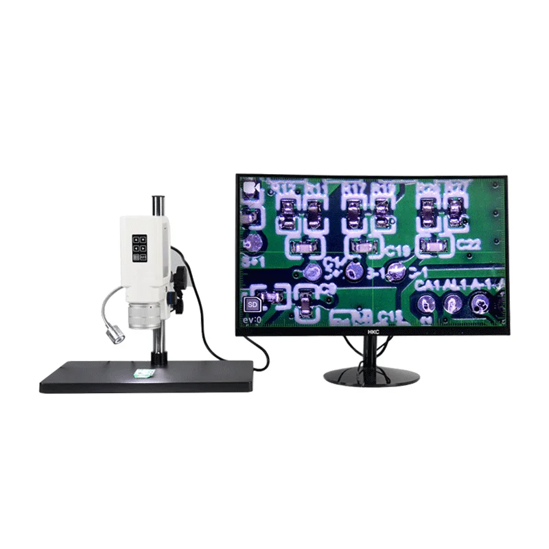 

EMS106 0.7-4.5X Zoom HD12 Million Digital Video Microscope Industrial Camera Mobile Phone Repair Detection Electron Microscope