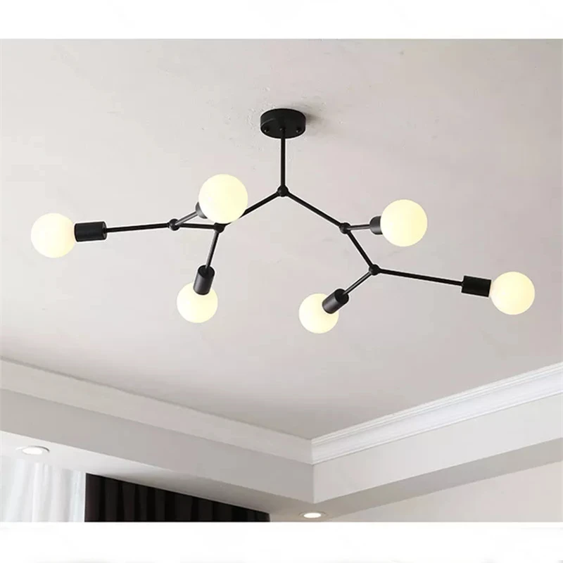 

Branching Chandeliers for Bedroom Dining Study Living Room Kitchen E27 Bulb Chandelier Lights Multiple Ways Chandelier Ceiling