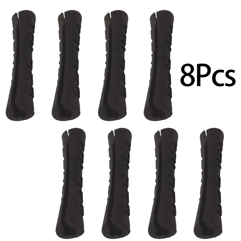 8pcs Bicycle Brake Cable Protector Housing MTB Road Fixed Gear Rubber Protective Sleeve Brake Shift Line Frame Bike Universal