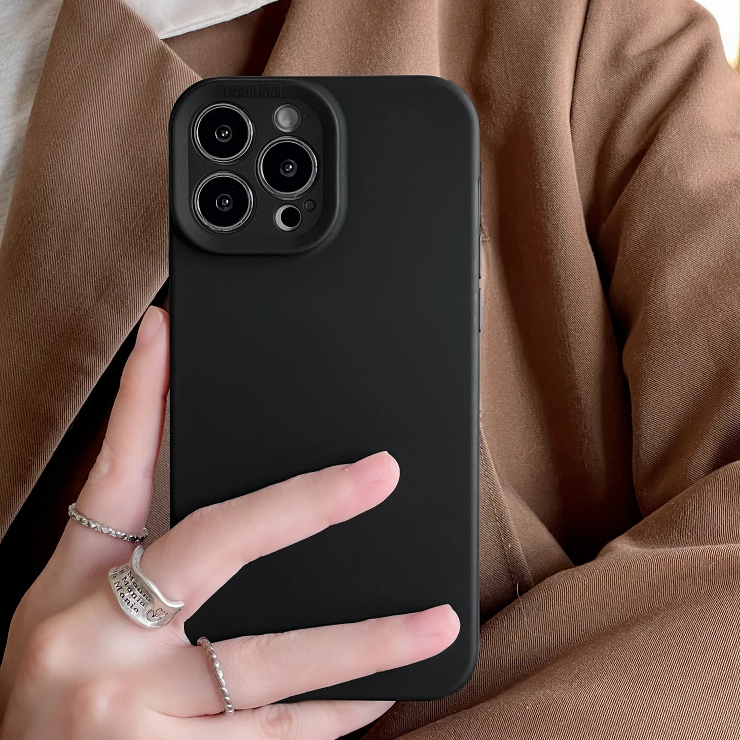 

Solid Matte Soft Silicone Phone Cases for iPhone 13 14 Plus 11 12 iPhone14 Pro X Xs Max XR Camera Protection Bumper Case Cover