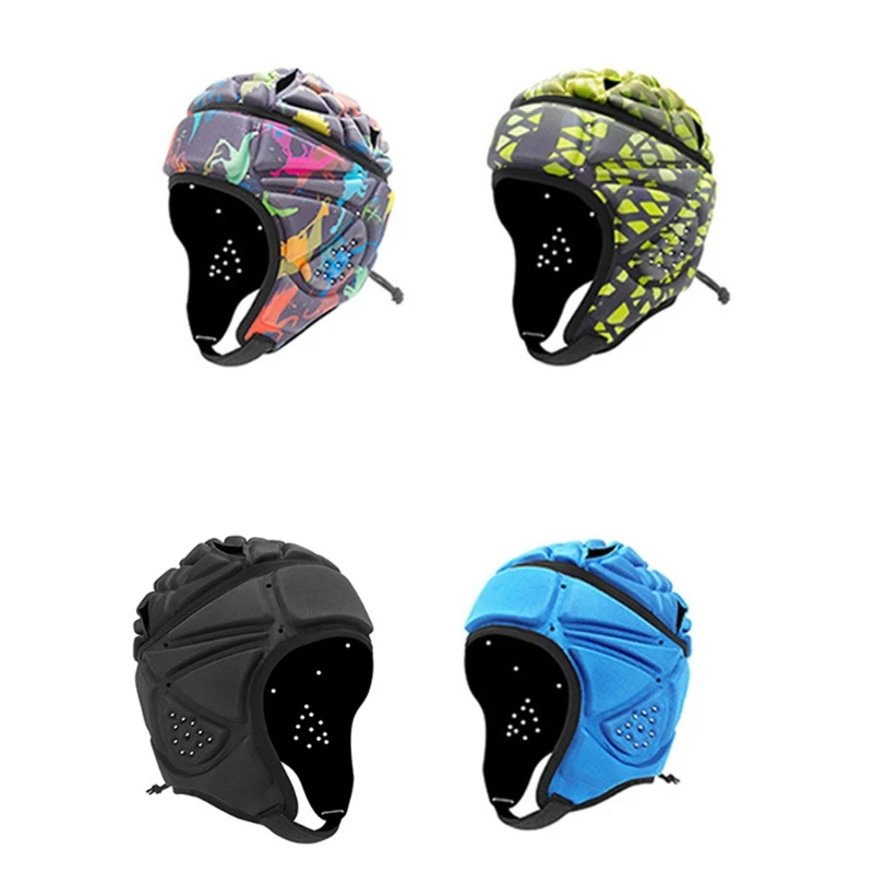 

Soft Shell Protective Headgear Protection Gear Rugby Headguards Padding Padded Helmet Reduce Impact Collision Protection