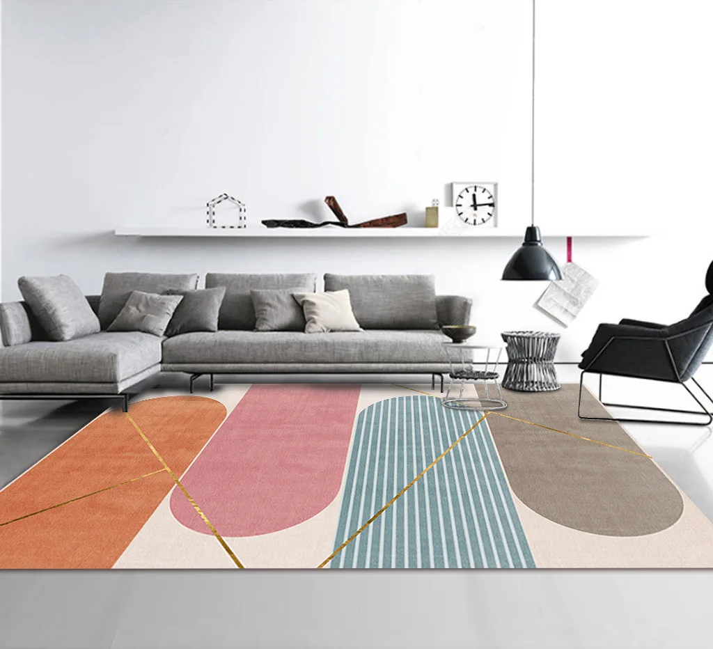modern abstraction carpets for living room area rug floor mat soft bedroom bedside rugs home decor lounge rug large area carpet free global shipping