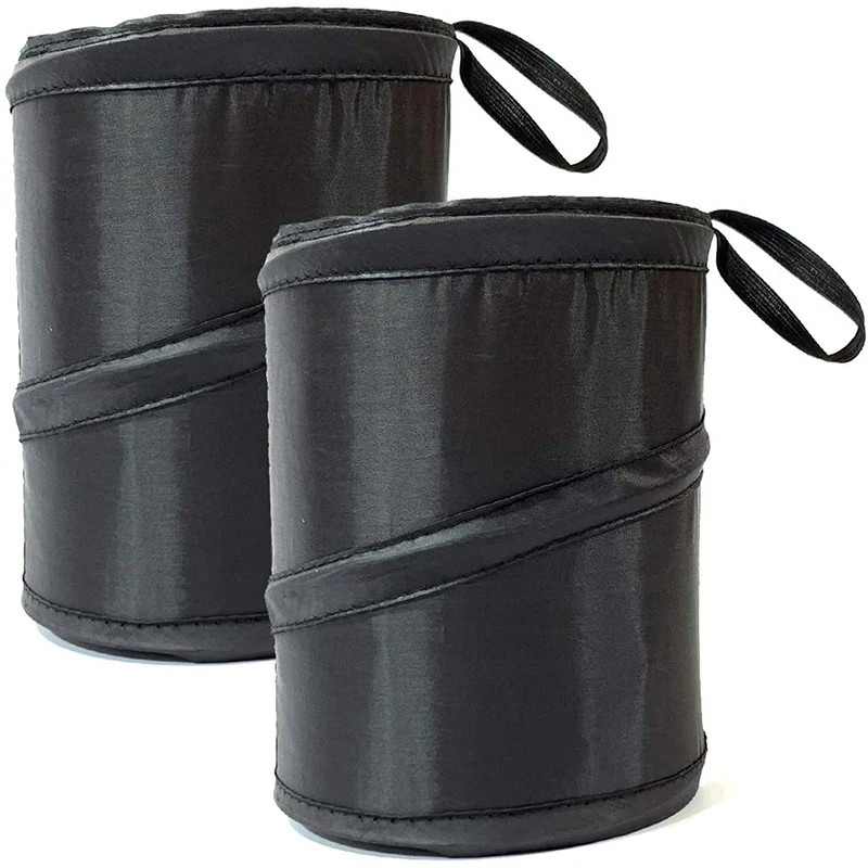 Portable Vehicle Garbage Bin Pop-up Waterproof Bag Waste Basket Auto Interior Accessories