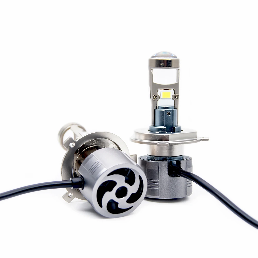 

2PCS A80 Mini Car Headlight Bulbs Low beam Lamp CANBUS 10000LM h4/h11/9005/9006 h7 mini led Projector lens