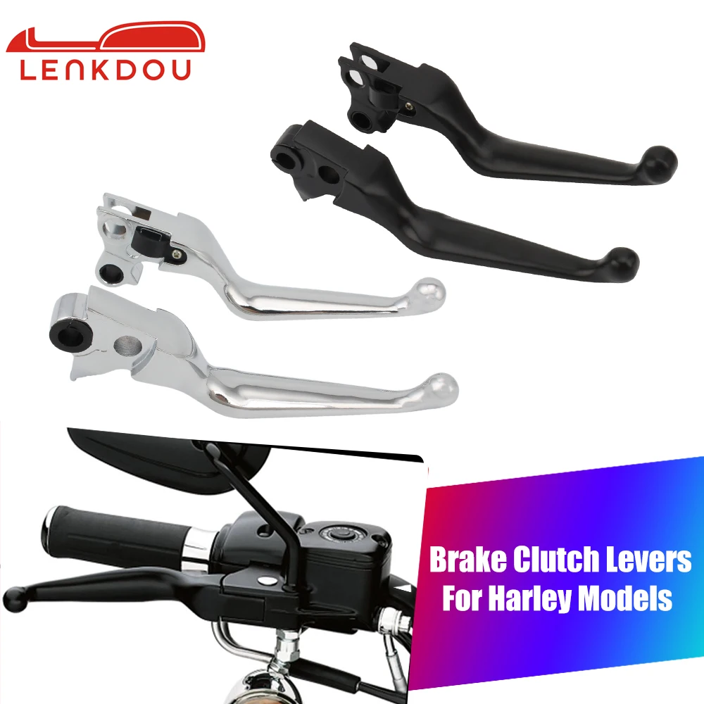 

Brake Clutch Levers For Harley Sportster XL 883 1200 Touring Road King Dyna 96-07 Softail Breakout 11-14 Motorcycle Accessories