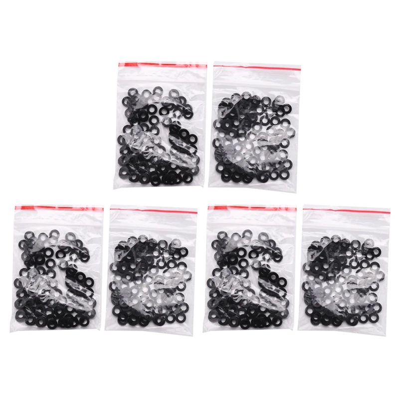 

M3 X 6Mm X 1Mm Nylon Flat Insulating Washers Gaskets Spacers Black 600PCS