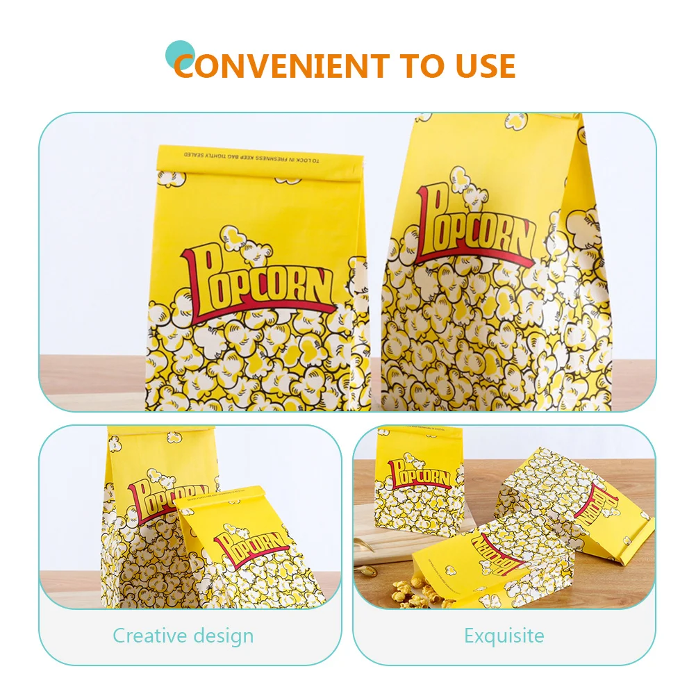Бумажные коробки для попкорна пакеты контейнеры контейнер вечеринки конфет