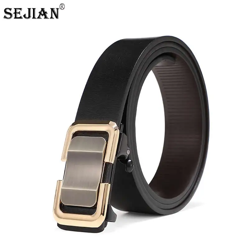 

Men's Belt Automatic Buckle Toothless Belt Men's Business Belt Belt for Men Designer Belts Men Free Shipping