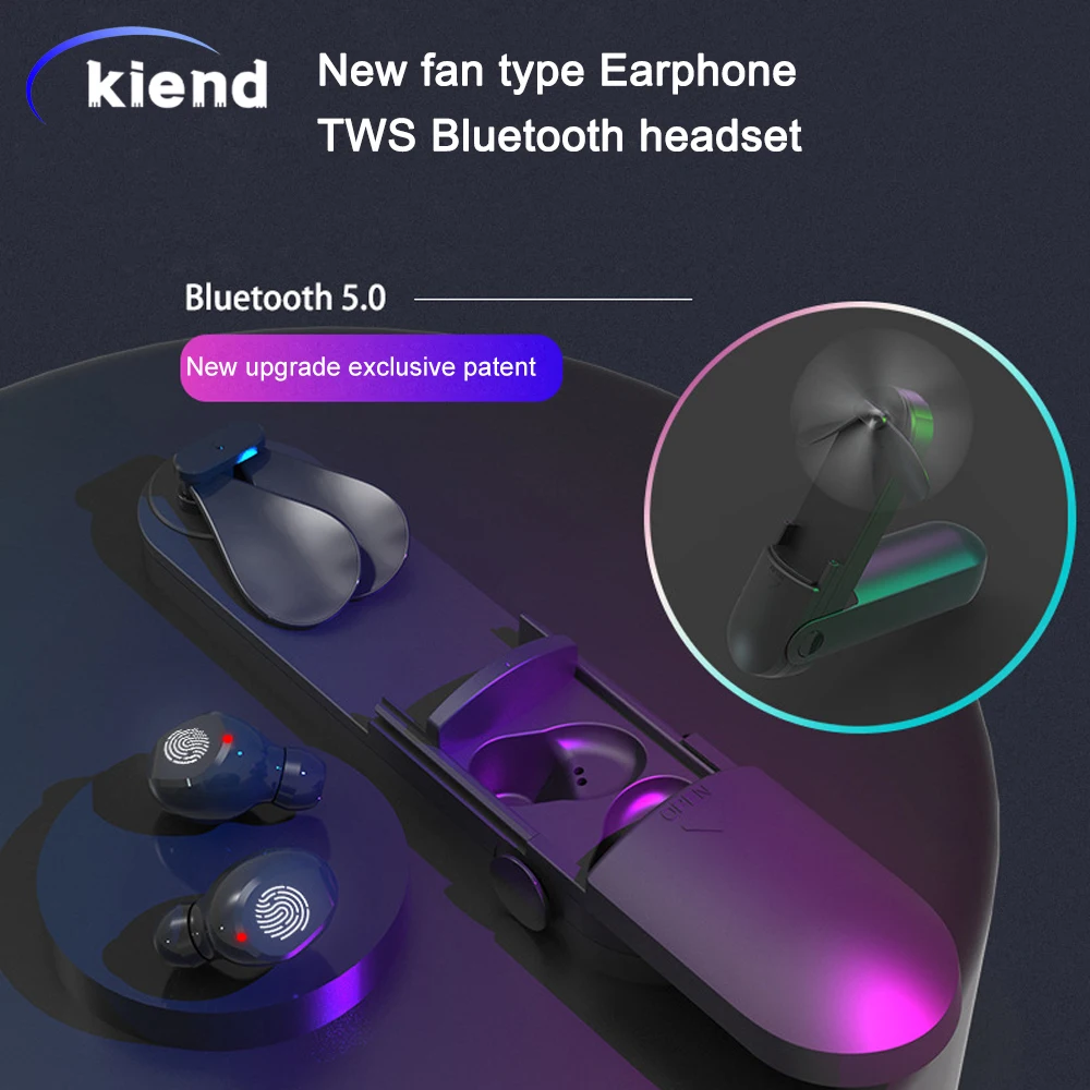 

TWS-стереонаушники Kiend с поддержкой Bluetooth 5,0 и зарядным футляром