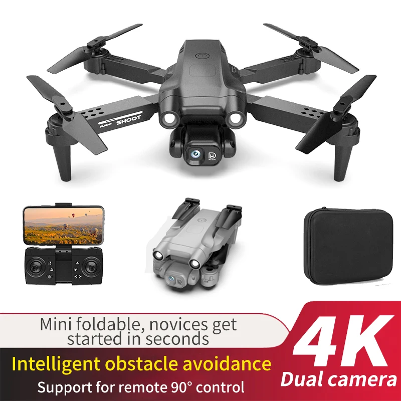 

Мини-Квадрокоптер GT2 складной с камерой 4K HD, Wi-Fi, FPV