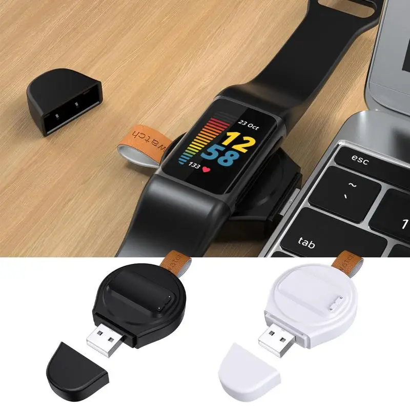 

Зарядное устройство для Fitbits, зарядка 5 USB, зарядка, магнитное зарядное устройство для Fitbits Luxe, колыбель-адаптер 2 в 1, магнитное зарядное устро...