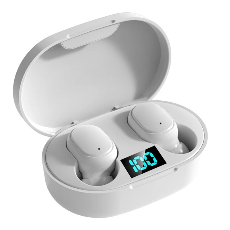 

Mini E6S TWS Wireless Stereo Bluetooth Headphones with Microphone Sports Wireless Headphones 350MAh Charging Case
