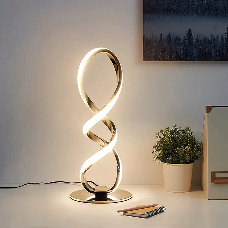 Modern LED Table Lamp led Desk Lights For Study Bedroom Bedside Living Room Dining Room Home Indorr Decor Illumination