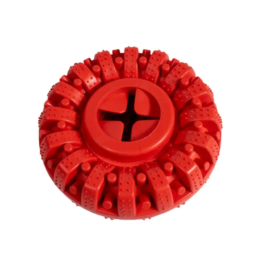 

Игрушка для домашних животных, в форме шины, пугающая точка, утечка еды, тщательное очищение, жевательная игрушка, игрушка для собак, товары ...