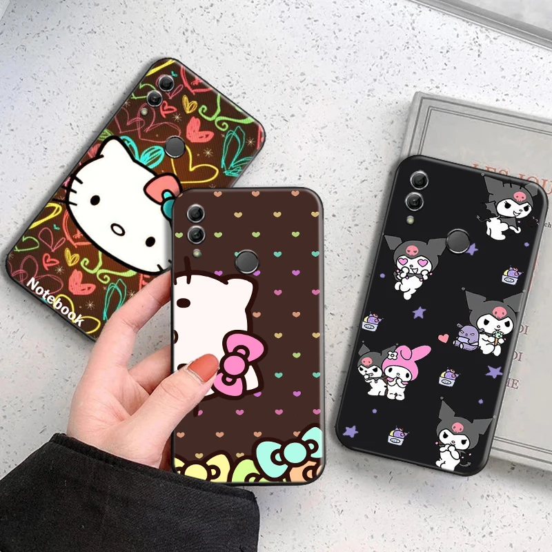 

Hello Kitty TAKARA TOMY Phone Case For Huawei Honor 7A 7X 8 8X 8C 9 V9 9A 9S 9X 9 Lite 9X Lite 8 9 Pro Coque Carcasa