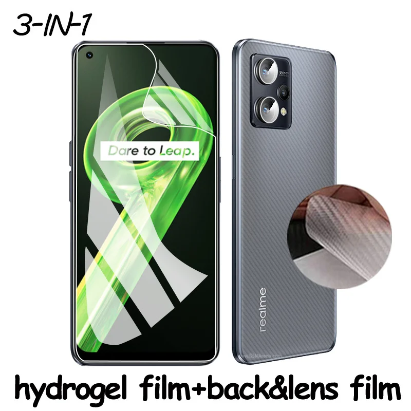 

lamina, hidrogel for realme 9 pro plus back&front soft glass realme 9i realmi 8 9 5g 8s 8pro c20 c21 9i 9 pro plus hydrogel film