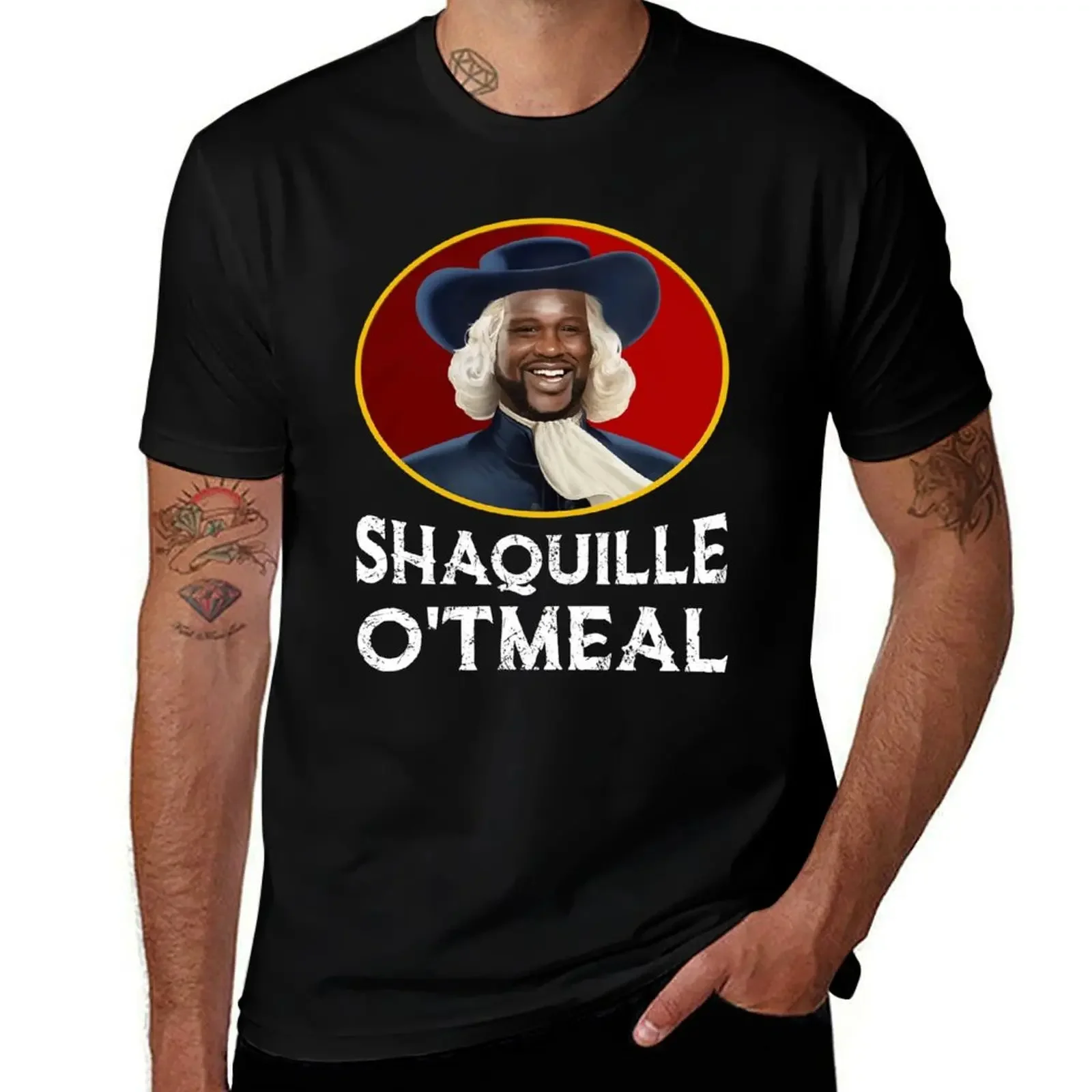 Shaquille овсянка овсяная пародия забавные подарки овса футболка милые топы