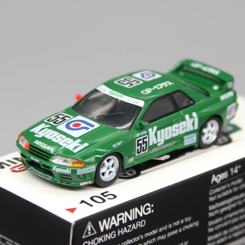 

Mini GT 1:64 racing model 1993 Japan R32 GT-R JTCC for HKS Nissan Super