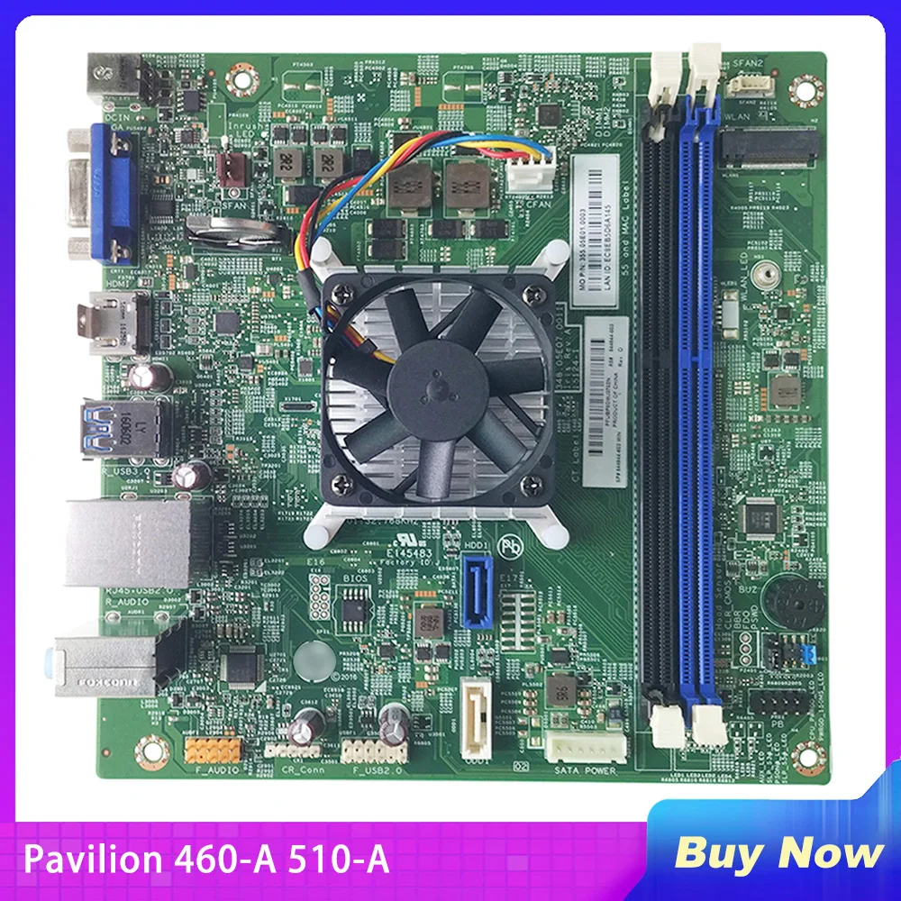 For HP Pavilion 460-A 510-A Motherboard 844844-003 844844-603 A8-7410 Perfect Test