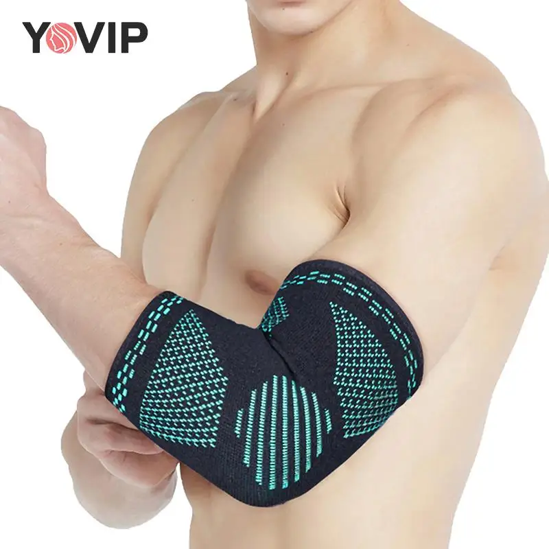 

1pc Elbow Brace Support Bandage Arm Sleeve Pads Strap Arthritis Guard Knitted Wrap Band For Men And Women