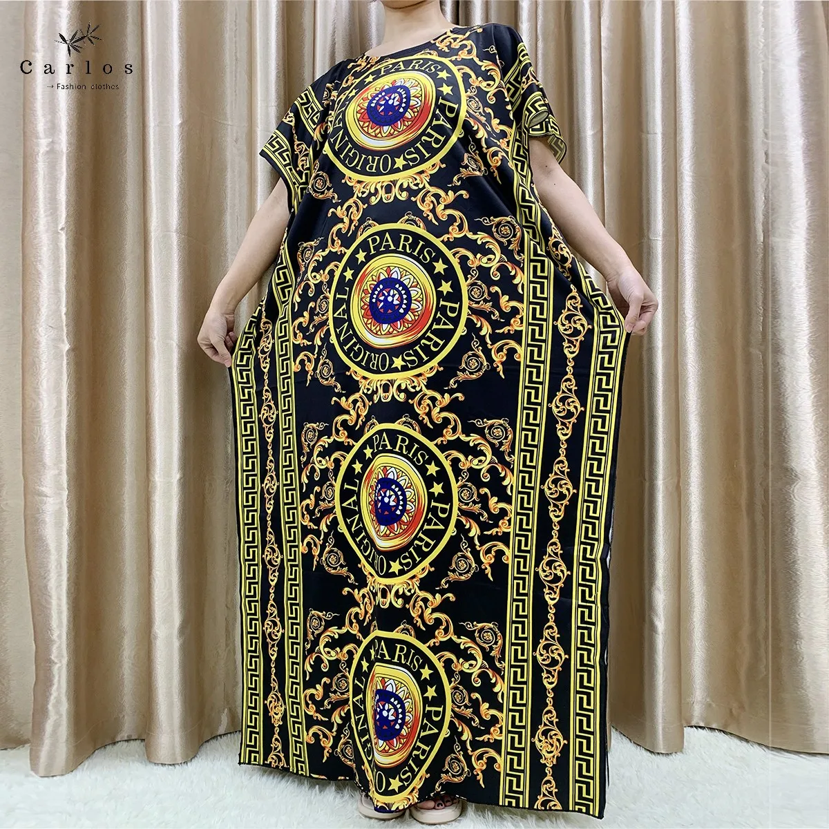 Новые африканские платья с цветочным рукавом для женщин, яркое турецкое мусульманское модное платье Hijab Cotta, одежда в американском мусульма...