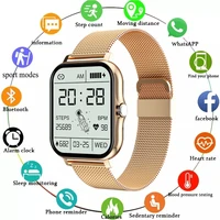 steel belt smart watch 2022 men women sport watches bluetooth music fitness tracker ladies smartwatch for ios android wristwatch