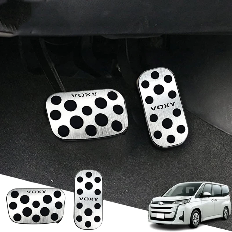 Cubierta de almohadillas de Pedal de coche para Toyota Voxy 90 Series 2022, accesorios, cubierta de pedales de freno de acelerador