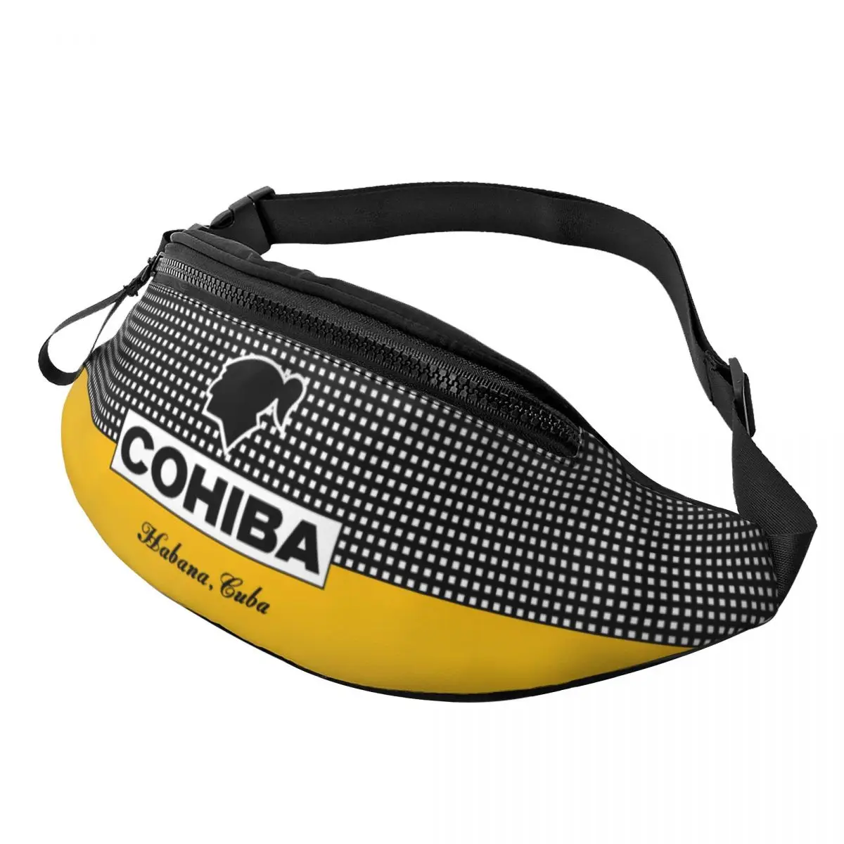 Забавная поясная сумка Habana Cuba Cohiba для мужчин и женщин, модная сумочка кросс-боди с кубинской сигаретой, для велоспорта, кемпинга, телефона, денег