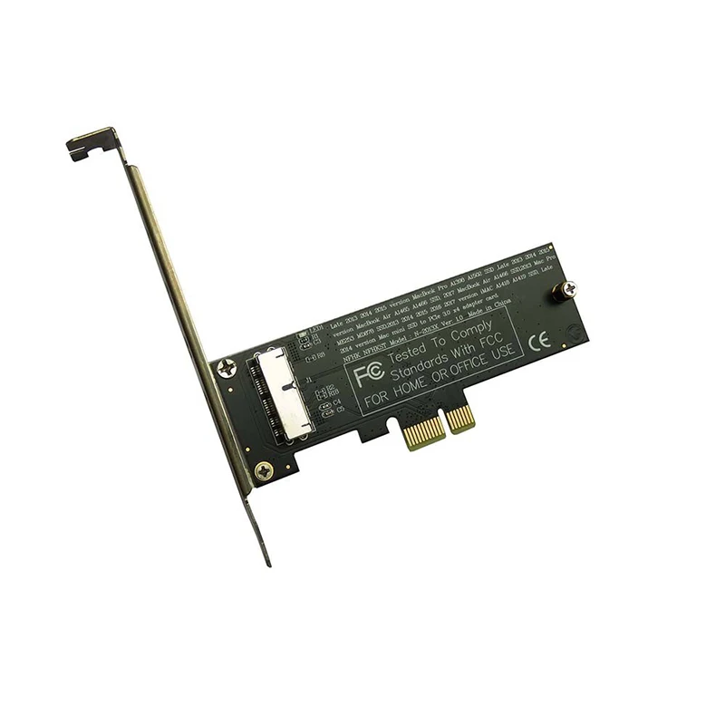 Карта адаптера PCIe x1 Convert Riser для MACBOOK AIR A1466 A1465 MD711 MD712 MD760 MD761 ME864 ME865 ME866 SSD