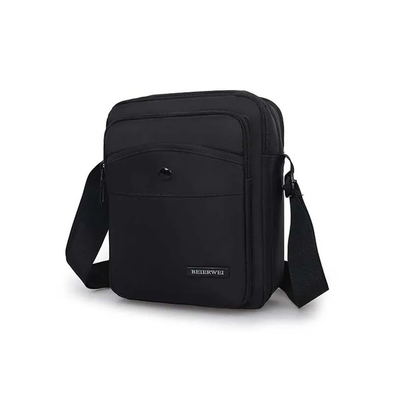 

Men Lightweight Nylon Bags Casual Outgoing Shoulder Bag Vertical Shape Waterproof Crossbody Men Business Bag
