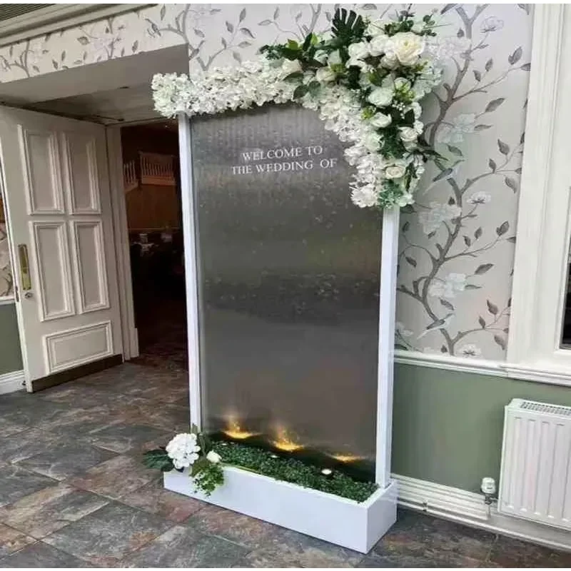 Изготовленное на заказ светодиодное освещение водяная занавеска акриловая