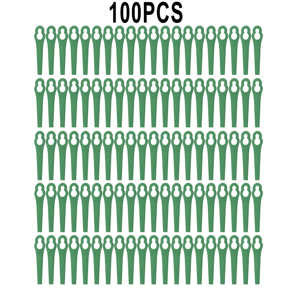 

50/100 шт., пластиковые лезвия для газонокосилки Florabest FRTA20 A1