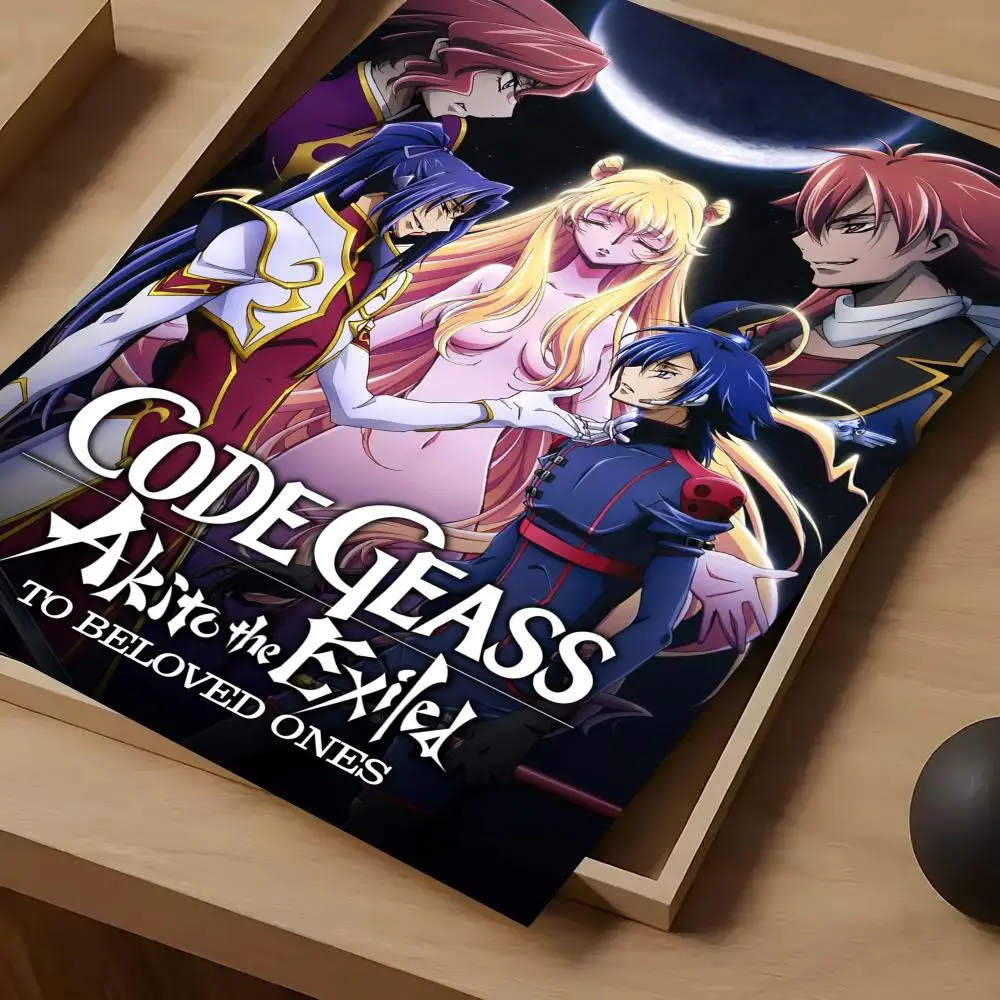 Постер Code Geass, самоклеящаяся художественная водонепроницаемая бумажная наклейка, декор для стен кофейни, бара, комнаты (art.: 3920d9e5045a2) - 3920d9e5045a2