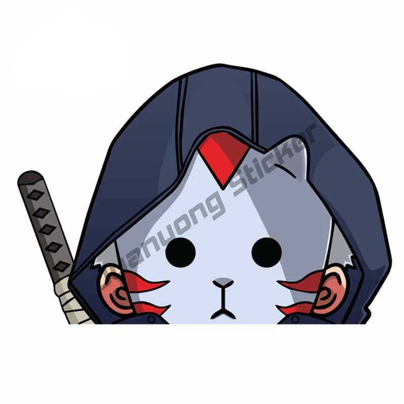 

Ninja Kakashi Peeker Car Stickers Personality DIY Anime Motorcycle Decal Graphics Decoration Waterproof Decal Styling PVC13x10cm