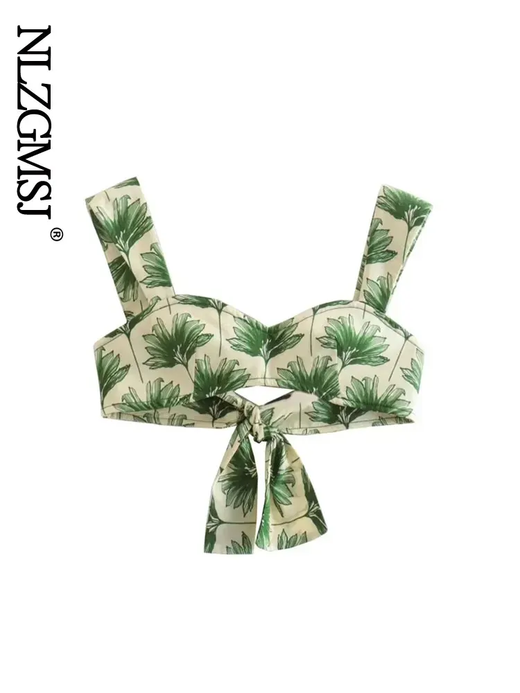 

Женская майка без рукавов с цветочным принтом, 2022