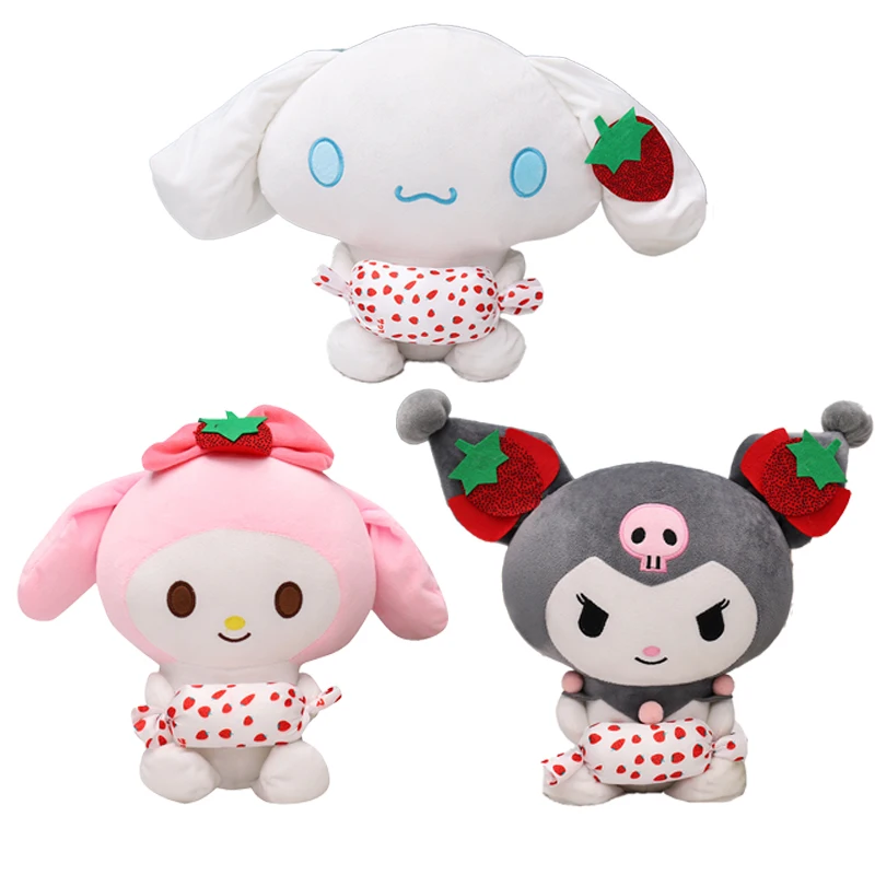 

35/45Cm My Melody Kuromi Cinnamoroll Plush Stuffed Doll Candy Series Soft Comfortable Kawaii Kids Birthyday Gift