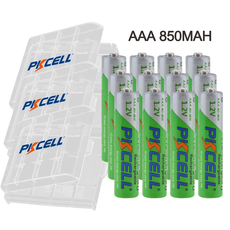 Аккумулятор PKCELL AAA 850 мАч 3 А 1 2 в 4/8/16/28 шт |