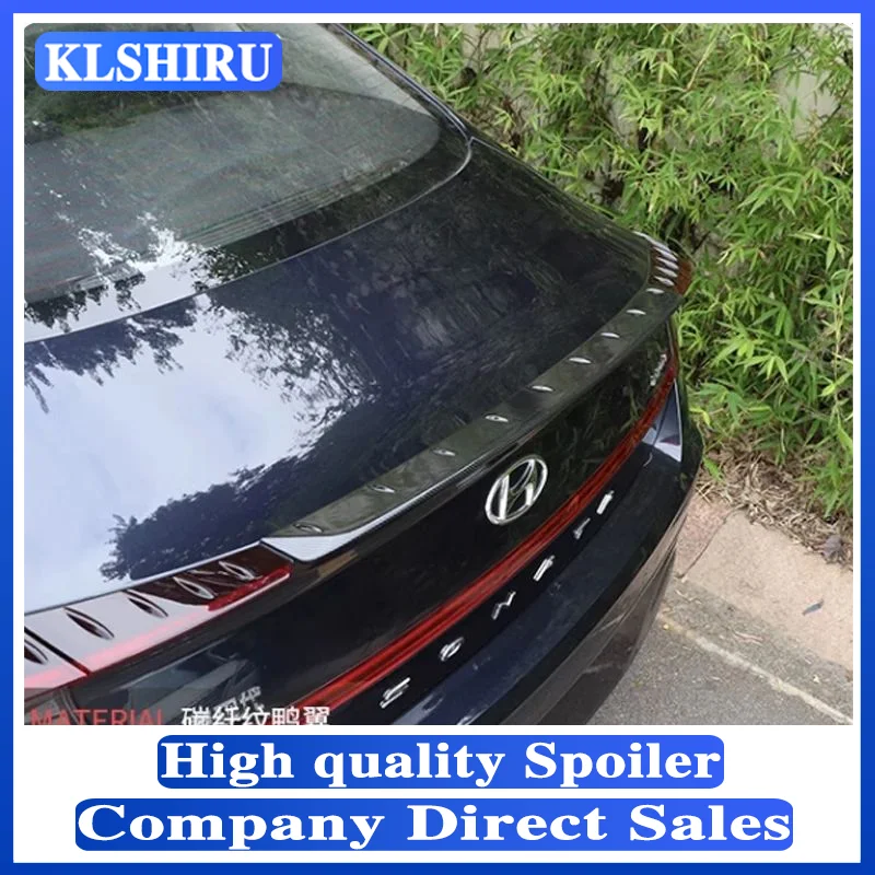 

Аксессуары для автоспойлера Hyundai NEW Sonata DN8 2019 2020 2021, материал ABS, багажник автомобиля, задняя губа, крыло, хвост, ремонт Sonata 10