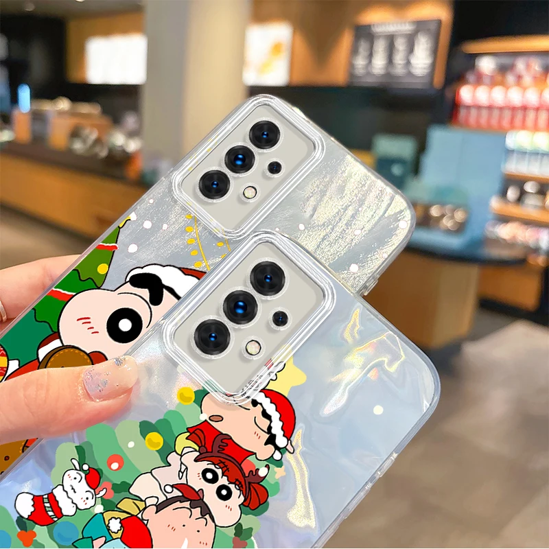 Новый чехол для телефона C-Crayon Shin-chans Samsung Galaxy A35 A34 A33 A32 A31 A30 A25 A24 A23 A22 A21 A20 A16 A15 A06 с