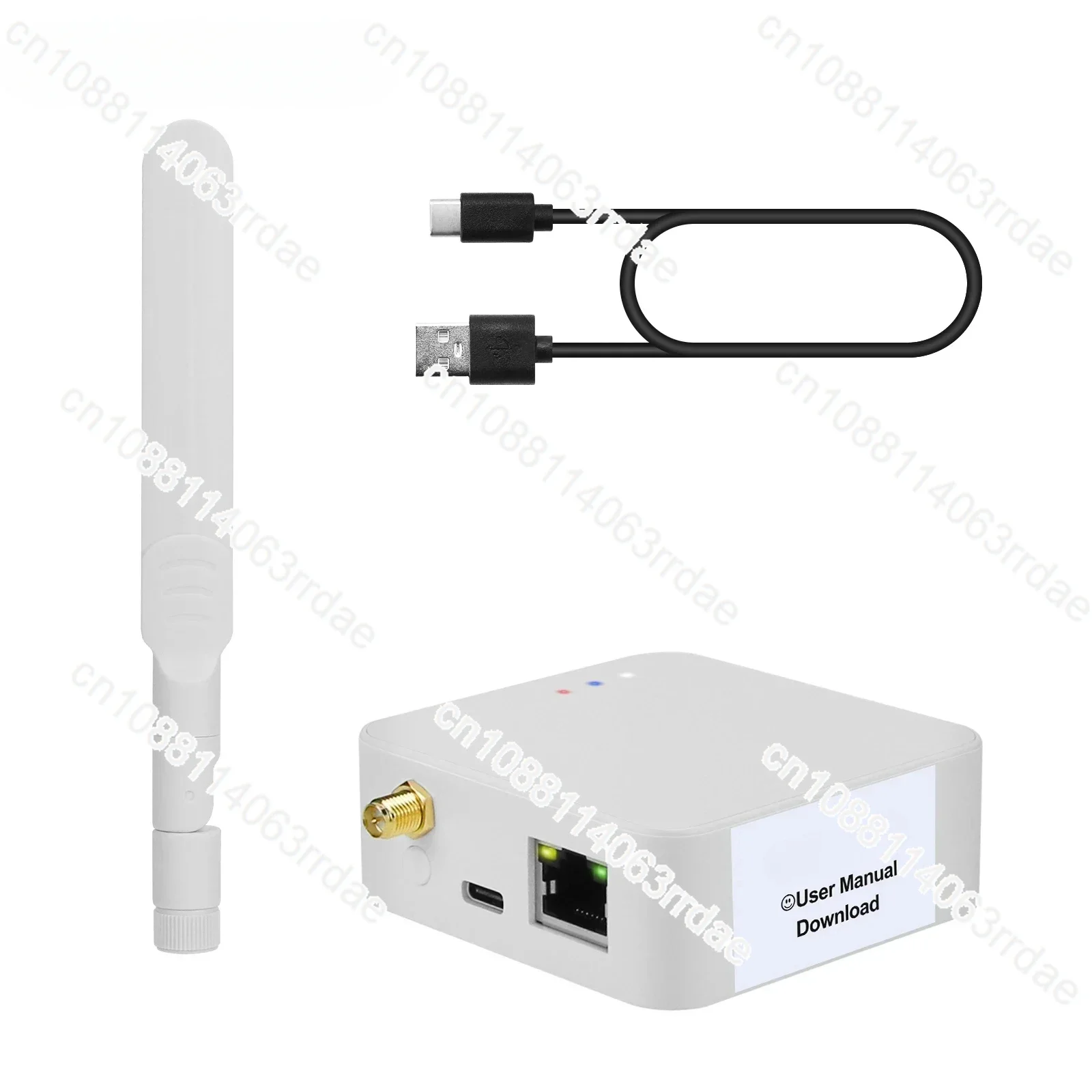 HMG-01 Plus Универсальный координатор шлюза ZigBee POE для модуля CC2652P7 черный/белый