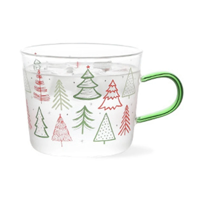 Xmas Tree Reusable Tea Coffee Cup Lid Shot Whiskey Wine Glasses